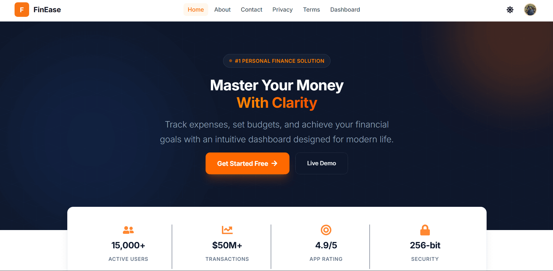 FinEase - Money Tracker